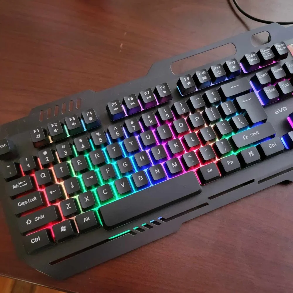 Evo Core LED Glow Gaming Keyboard MI-CGB01 Tested Works
